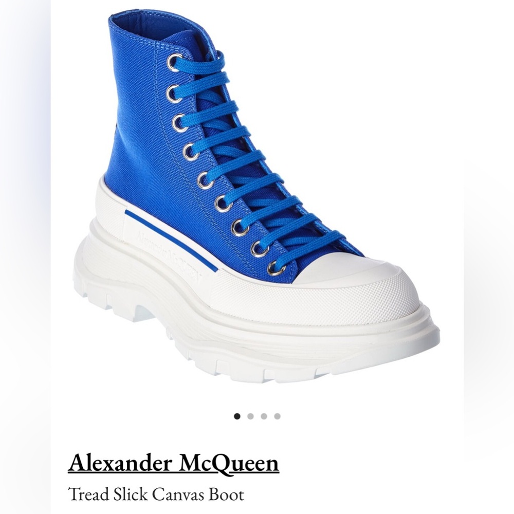 Blue Alexander McQueen sneaker